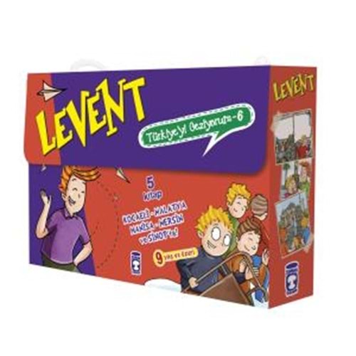 Levent Türkiye'yi Geziyorum 6 5 Kitap Takım
