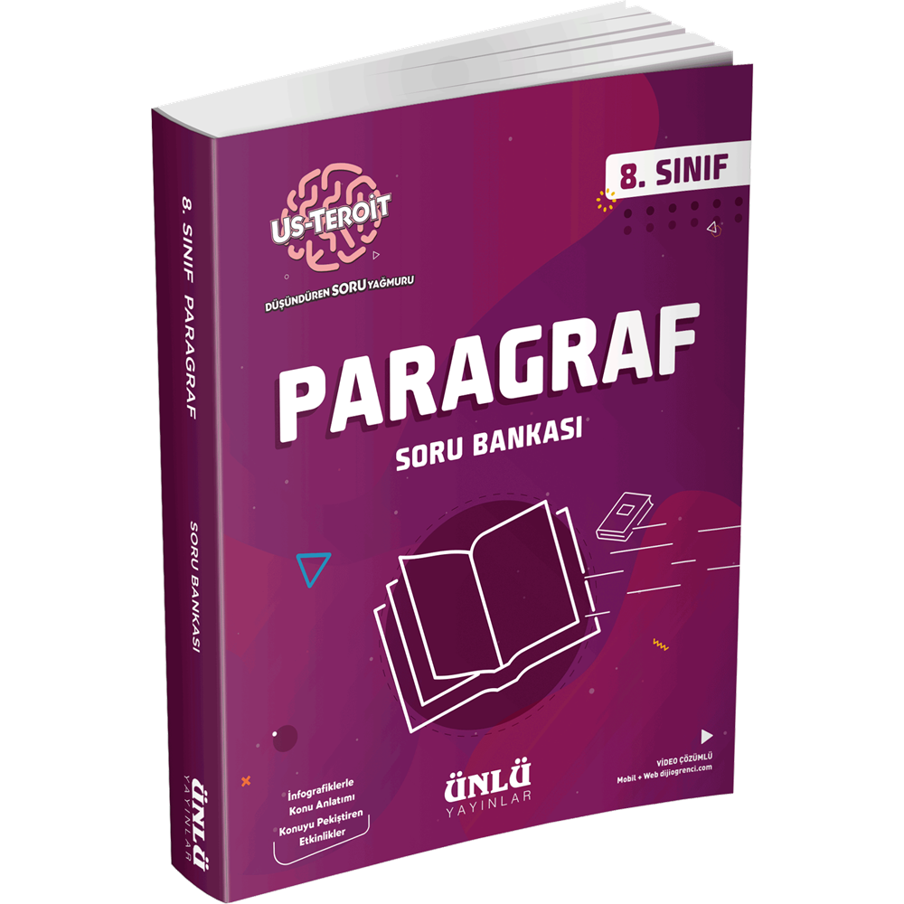 Ünlü 8. Sınıf Us-Teroit Paragraf Soru Bankası
