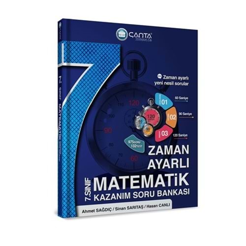 Çanta 7. Sınıf Matematik Zaman Ayarlı Kazanım Soru Bankası 2023