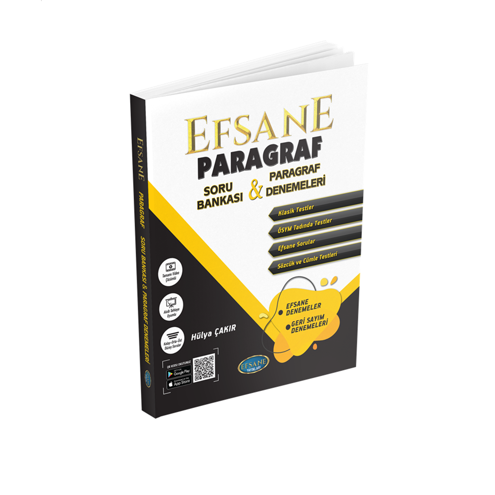 Efsane TYT Paragraf Soru Bankası ve Deneme Sınavı