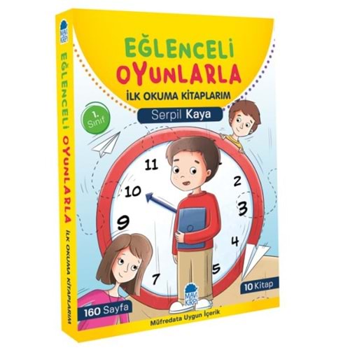 Eğlenceli Oyunlarla İlk Okuma Kitaplarım (10 Kitap)