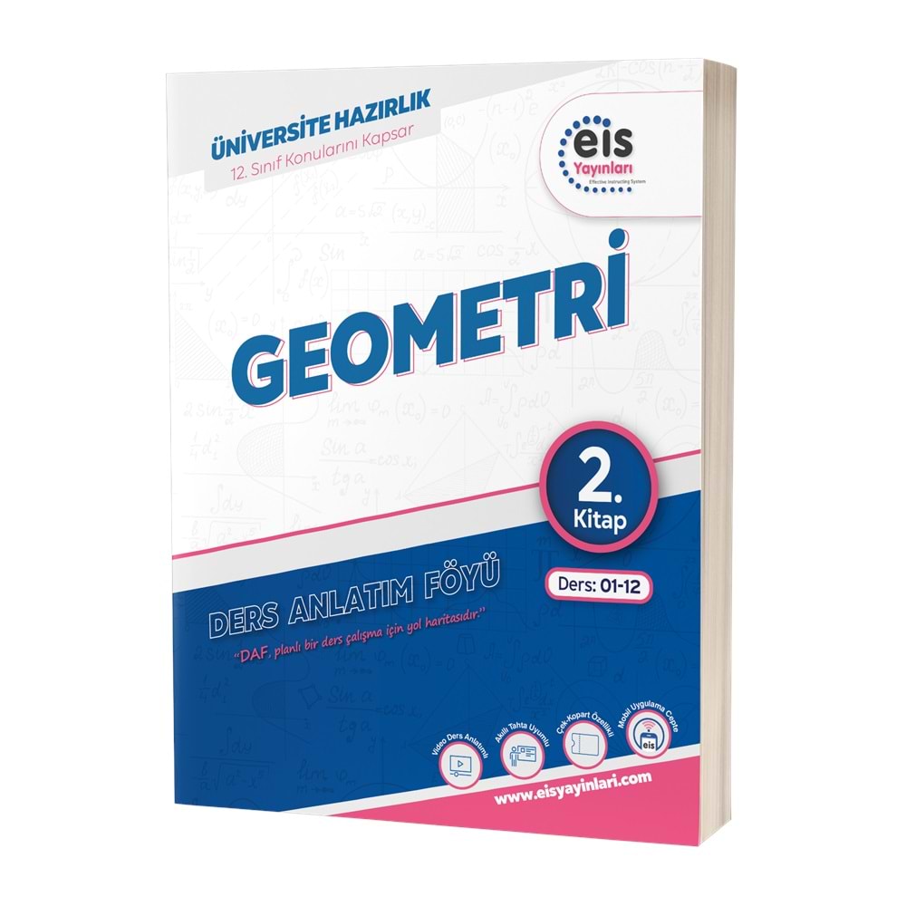 Eis TYT AYT Geometri Ders Anlatım Föyü Daf 2.Kitap