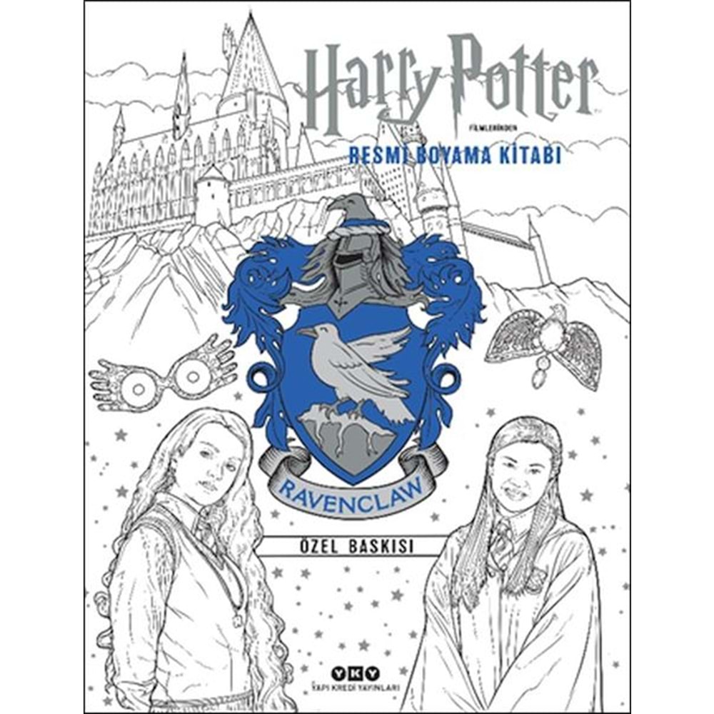 Harry Potter Filmlerinden Resmi Boyama Kitabı Ravenclaw Özel Baskısı