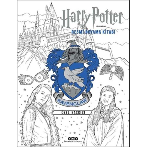 Harry Potter Filmlerinden Resmi Boyama Kitabı Ravenclaw Özel Baskısı