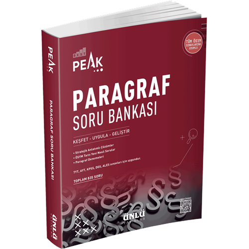 Ünlü TYT Paragraf Best Peak Soru Bankası