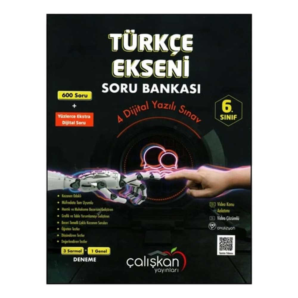 Çalışkan 6. Sınıf Türkçe Ekseni Soru Bankası