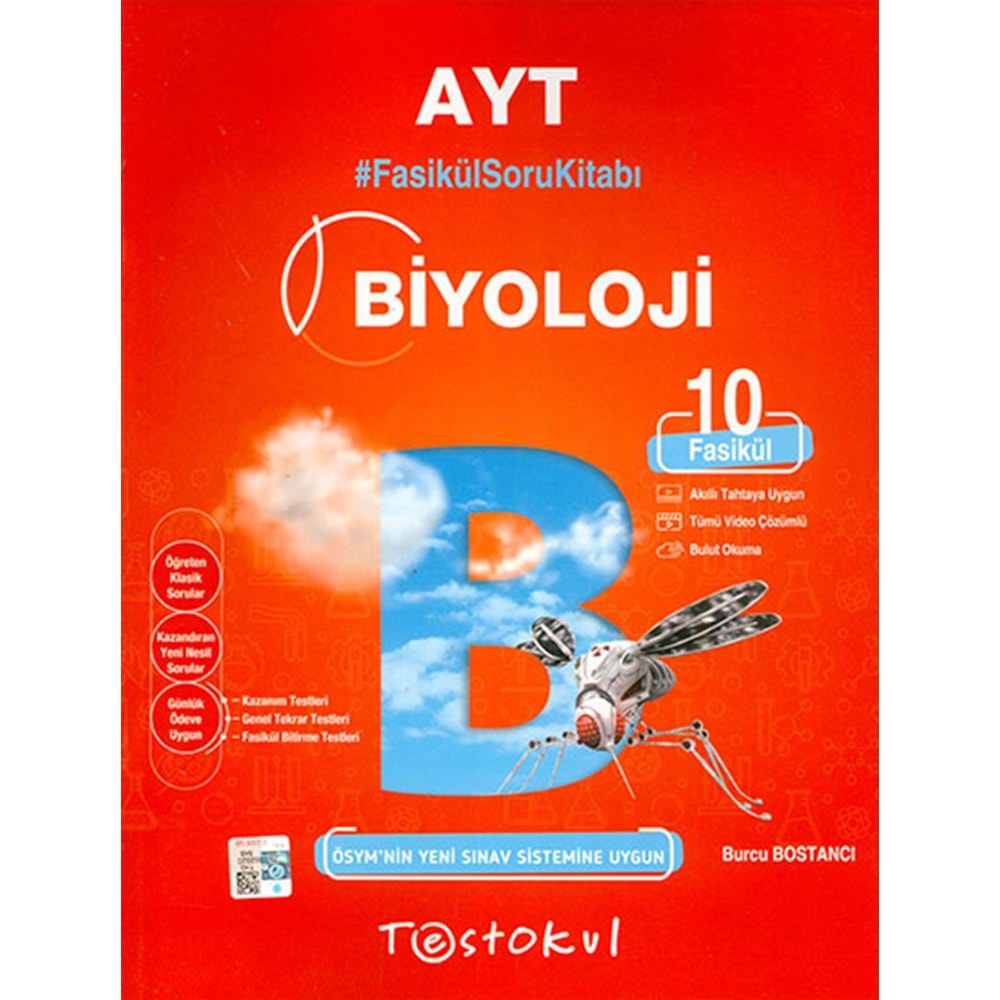 Test Okul AYT Biyoloji Fasikül Soru Kitabı