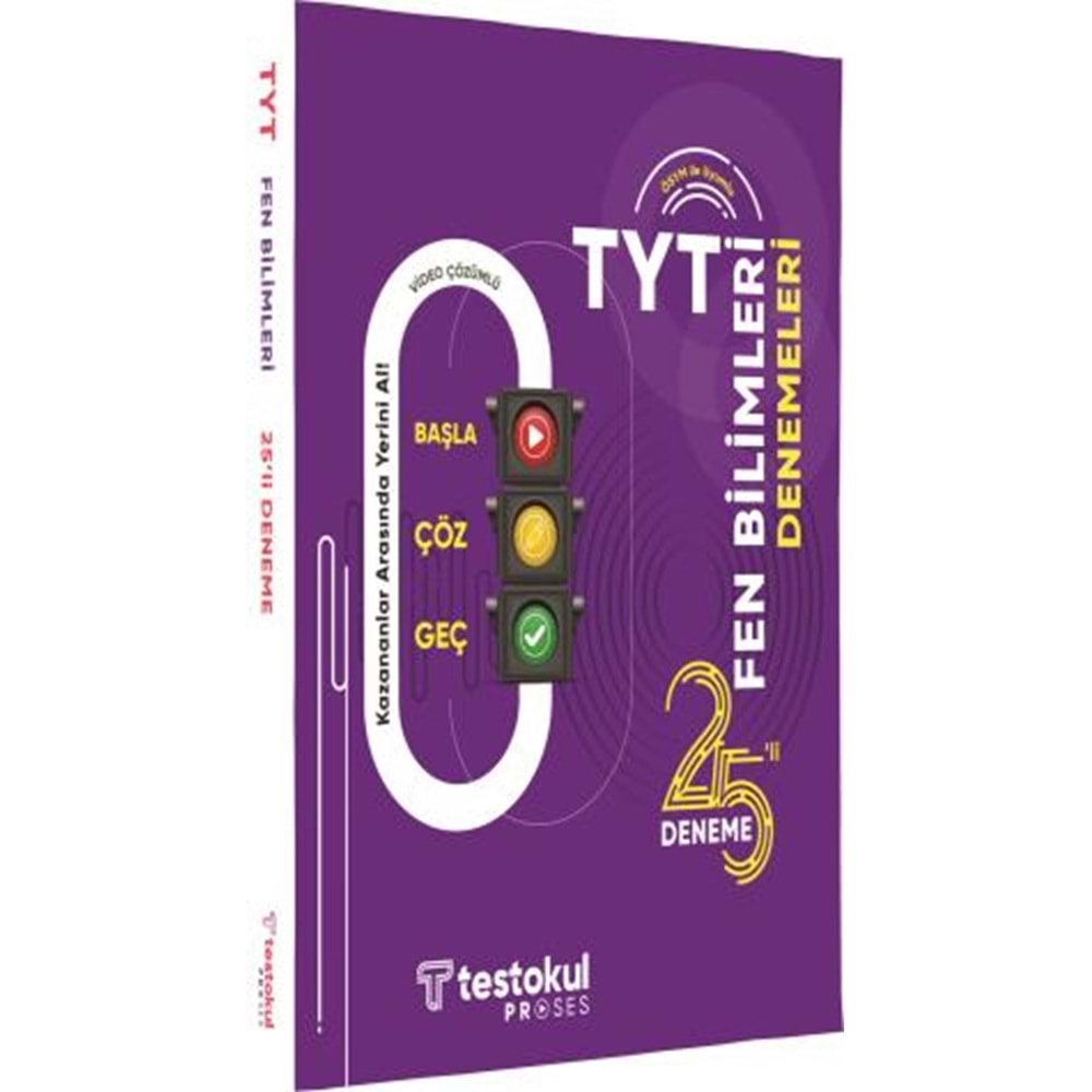 Test Okul Proses TYT Fen Bilimleri 25 Li Branş Denemeleri