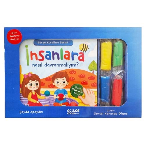 İnsanlara Nasıl Davranmalıyım Görgü Kuralları Serisi Oyun Hamurlu Kitap Seti