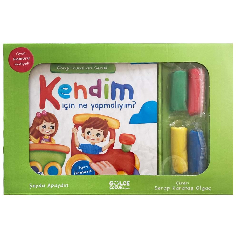 Kendim İçin Ne Yapmalıyım? Görgü Kuralları Serisi Oyun Hamurlu Kitap Seti
