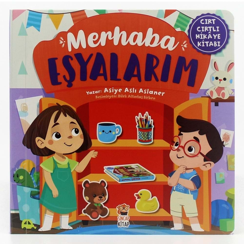 Merhaba Eşyalarım Cırt Cırtlı Hikaye Kitabı (Ciltli)