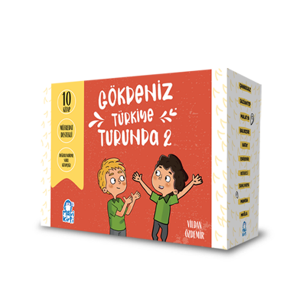 Gökdeniz Türkiye Turunda 2 4. Sınıf Seti - (10 Kitap)