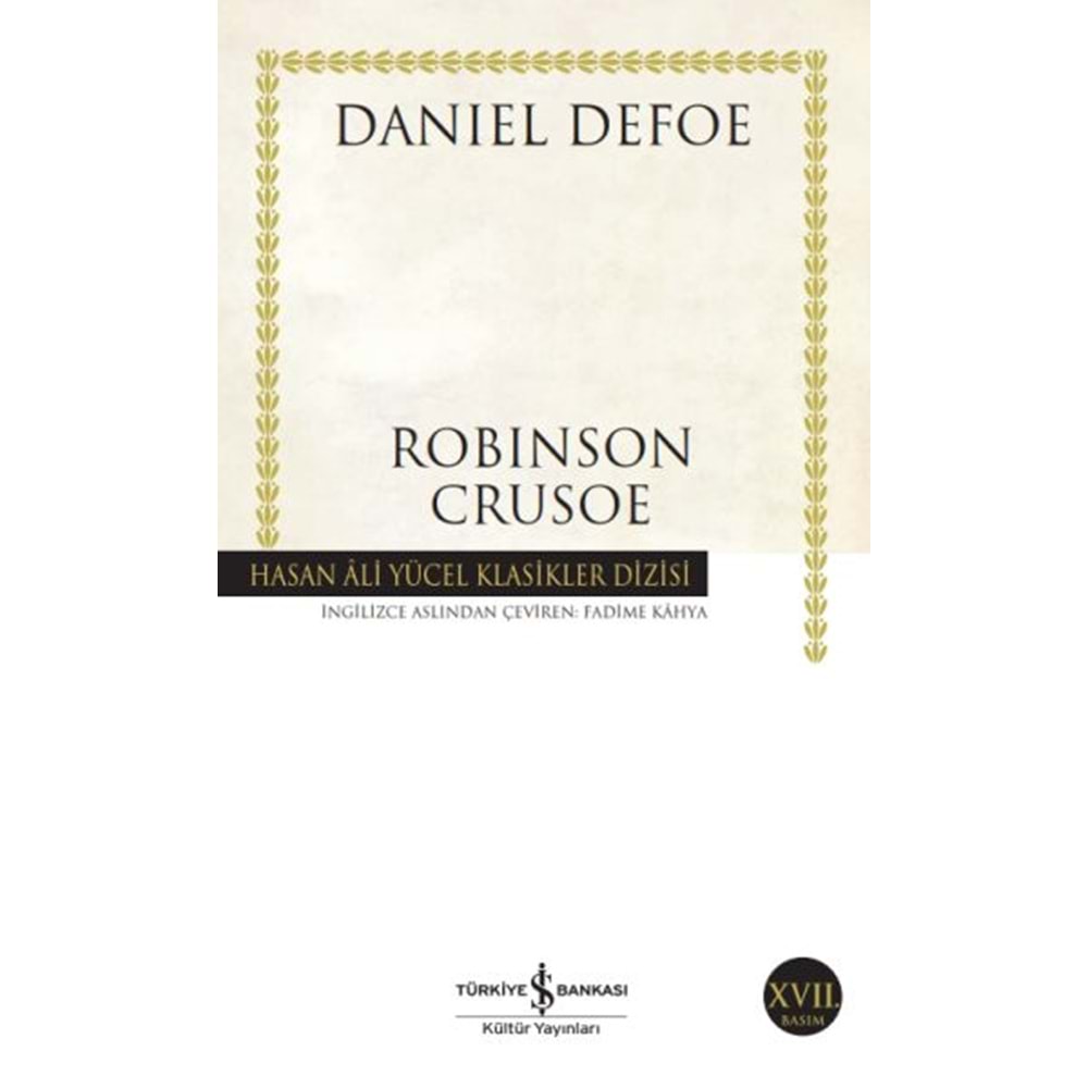 Robinson Crusoe Hasan Ali Yücel Klasikleri