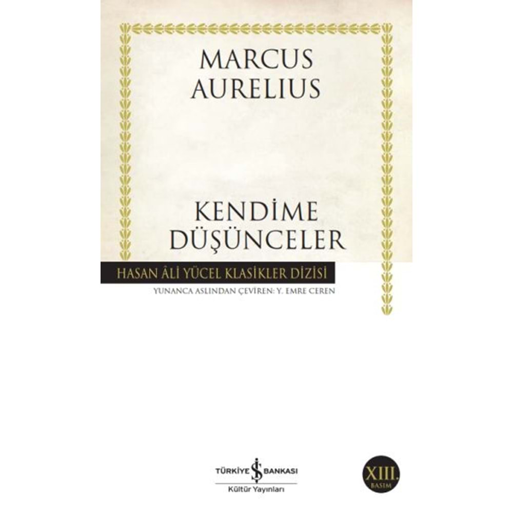 Kendime Düşünceler Hasan Ali Yücel Klasikleri