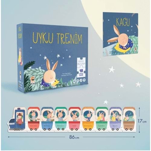Uyku Seni Bekliyor 18 Parça Puzzle + Maket ve Kitap