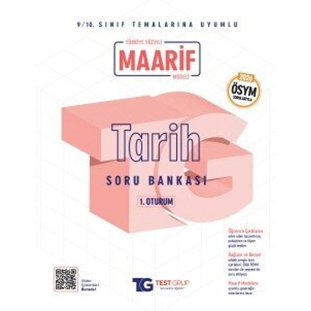 TG 1. Oturum Maarif Soru Bankası Tarih