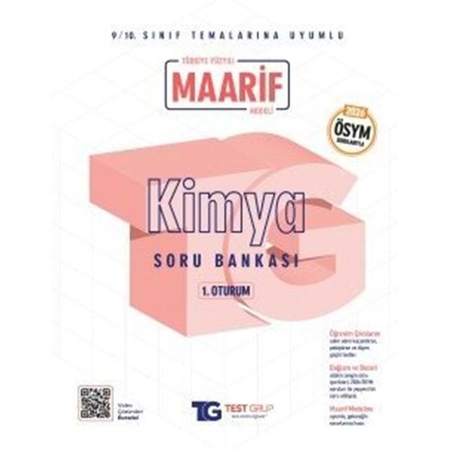TG 1. Oturum Maarif Soru Bankası Kimya