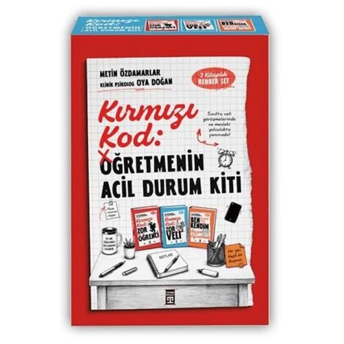 Kırmızı Kod: Öğretmenin Acil Durum Kiti (Set – 3 Kitap)