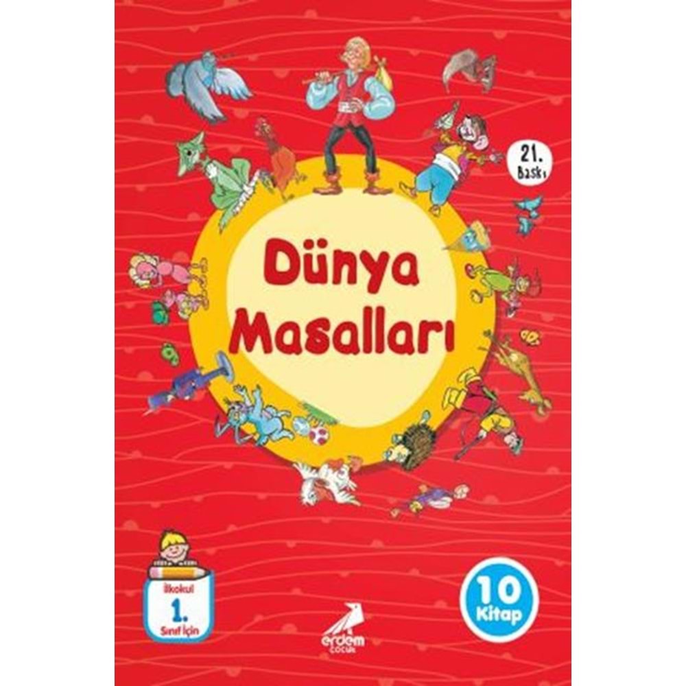 Dünya Masalları İlkokul 1.Sınıf - 10 Kitap Set